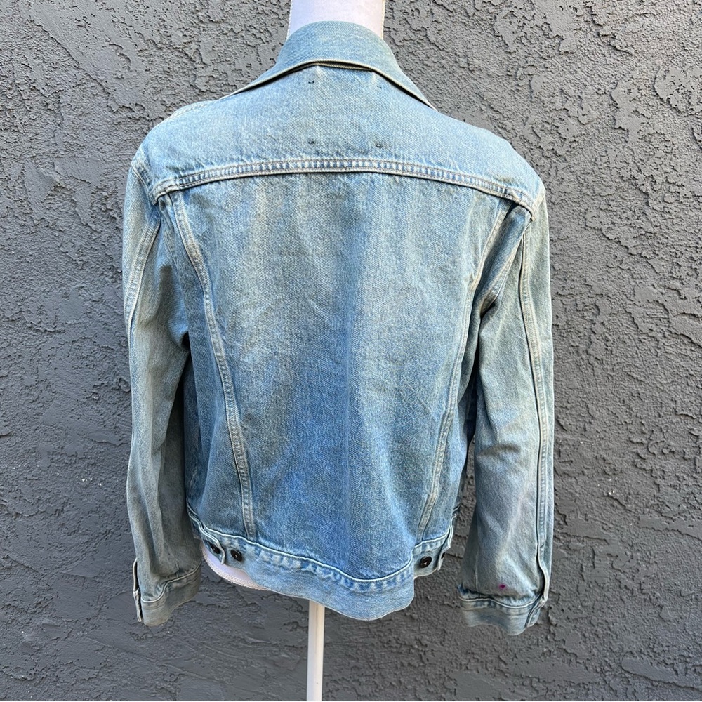 Levi's Made & Crafted Embroidered Trucker Jacket Size L - Picture 8 of 11